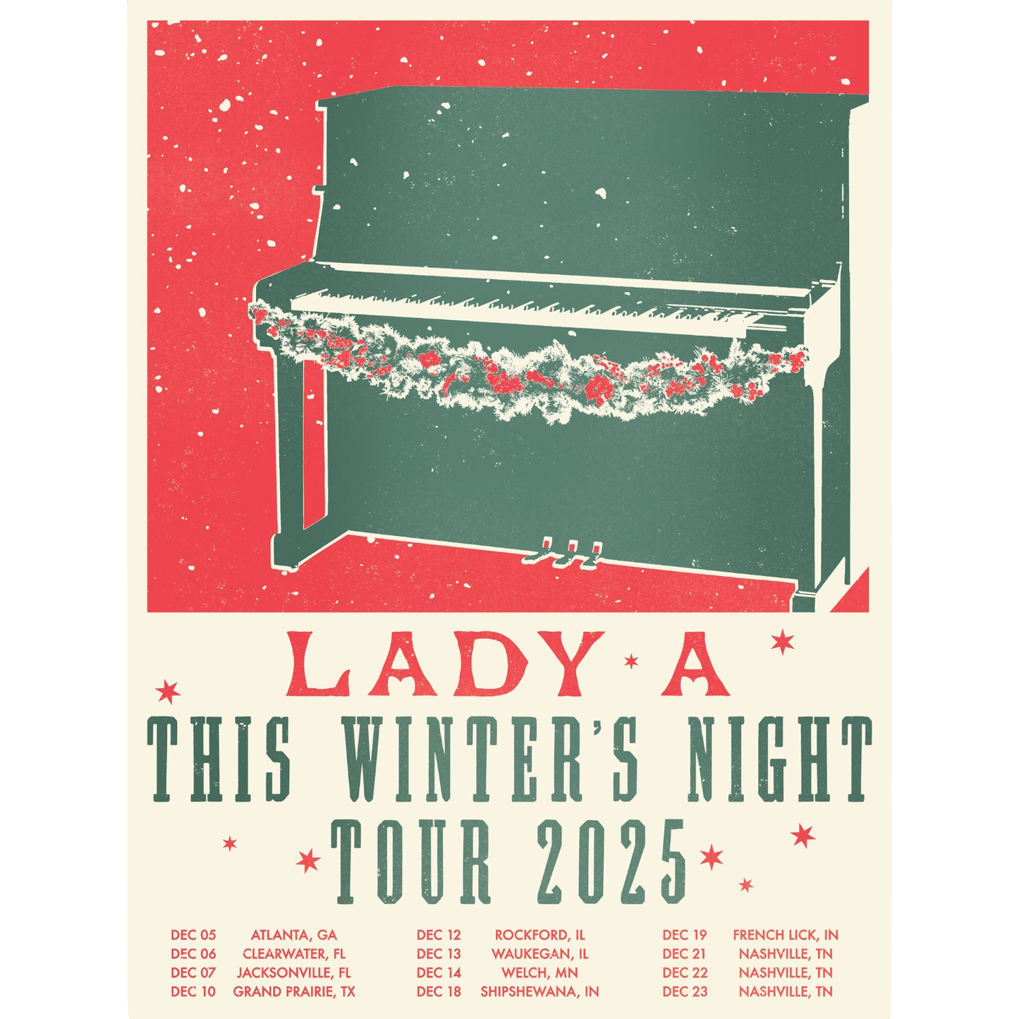 Winter's Night Tour Poster