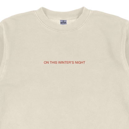 On This Winter's Night Crewneck Sweatshirt