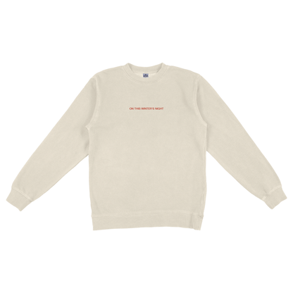 On This Winter's Night Crewneck Sweatshirt