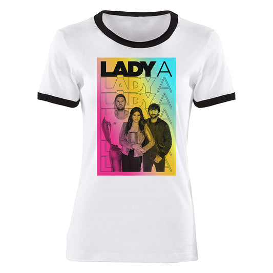 Lady A Girls Photo White T-shirt