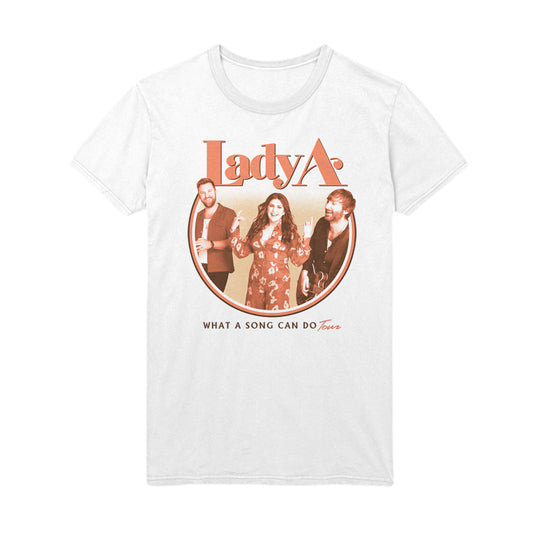 Lady A 2021 Tour White Photo Tee