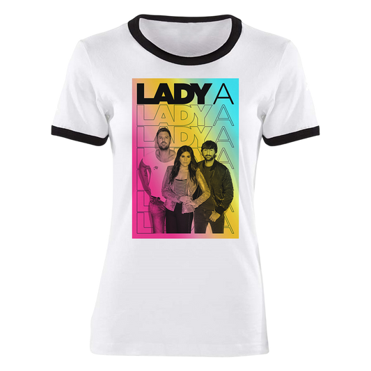 Lady A Girls Photo White T-shirt