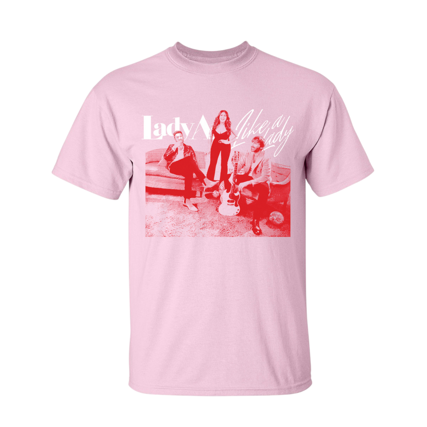 Lady A "Like A Lady" Pink Tee